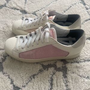 Women's Pink Metallic P448 Sneaker